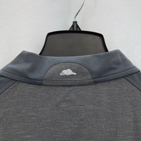 Roots 73 Rapid Lake SS Polo Shirt Mens 2XL Charcoal Gray Forescout Logo NWT - Picture 12 of 13